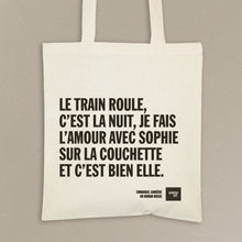 Charger l&#39;image dans la galerie, Tote bag Couchette - Basic