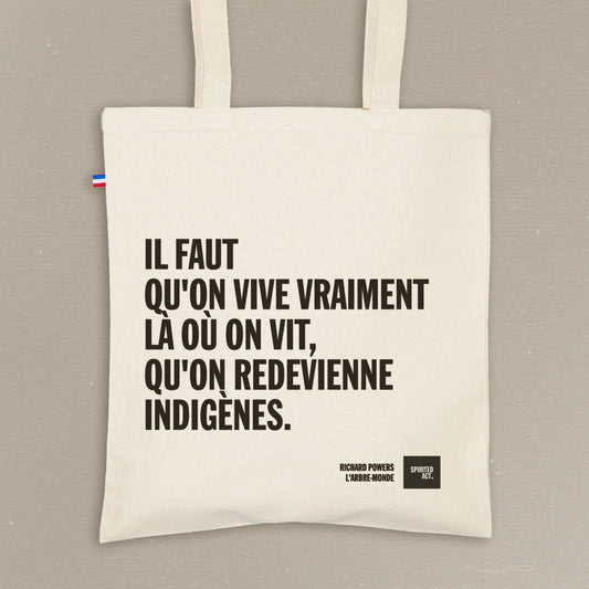 Tote bag Indigène - Premium