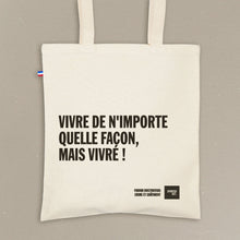 Charger l&#39;image dans la galerie, Tote bag Vivre - Premium